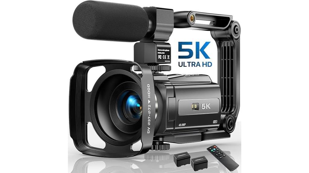 5k uhd night vision camcorder