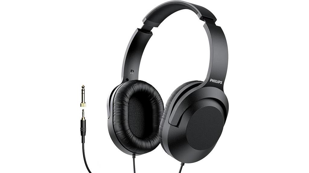 philips wired stereo headphones